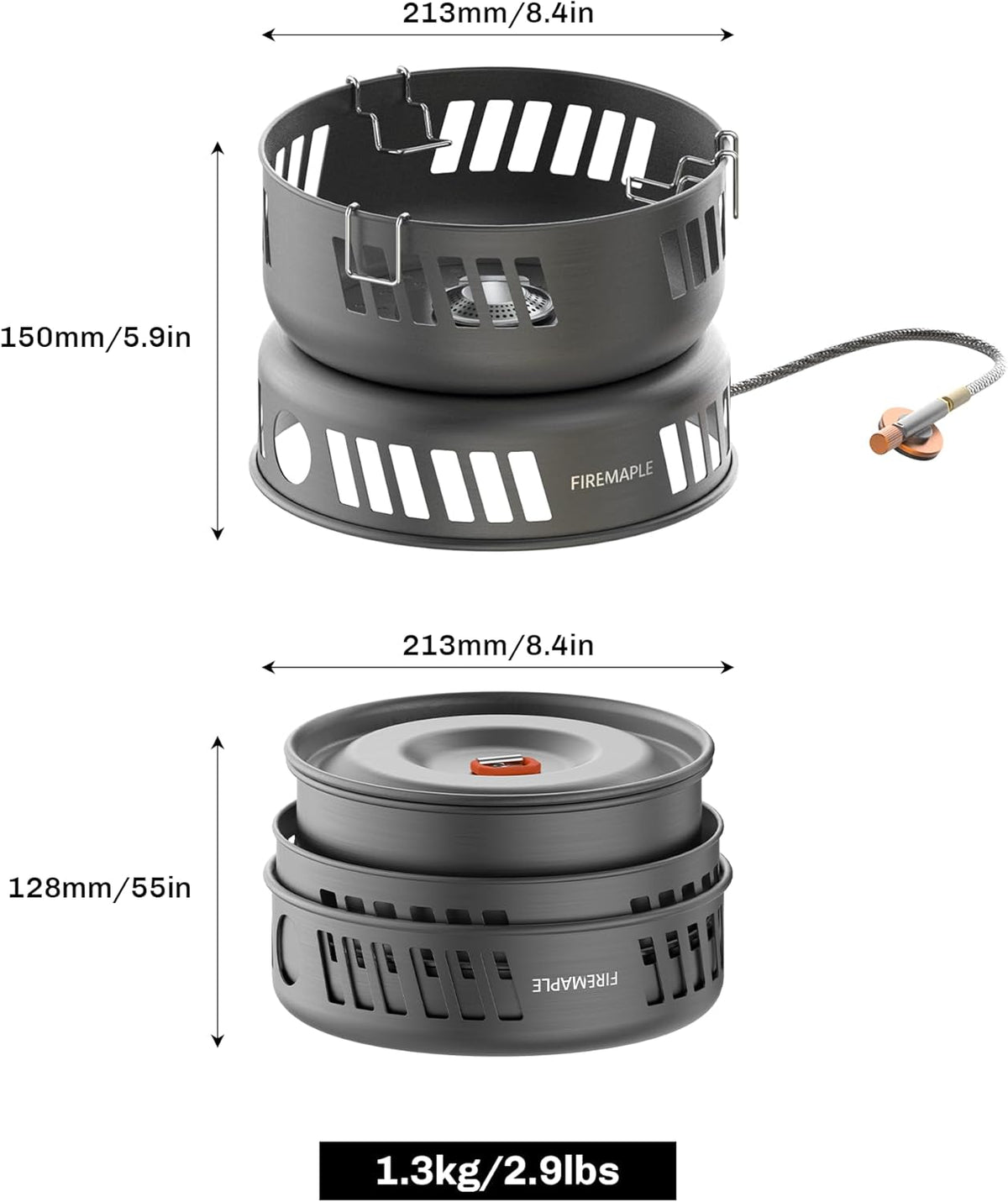 Fire Maple Versatile Outdoor Cooking Set Gas Stove Camping Cookware Kit