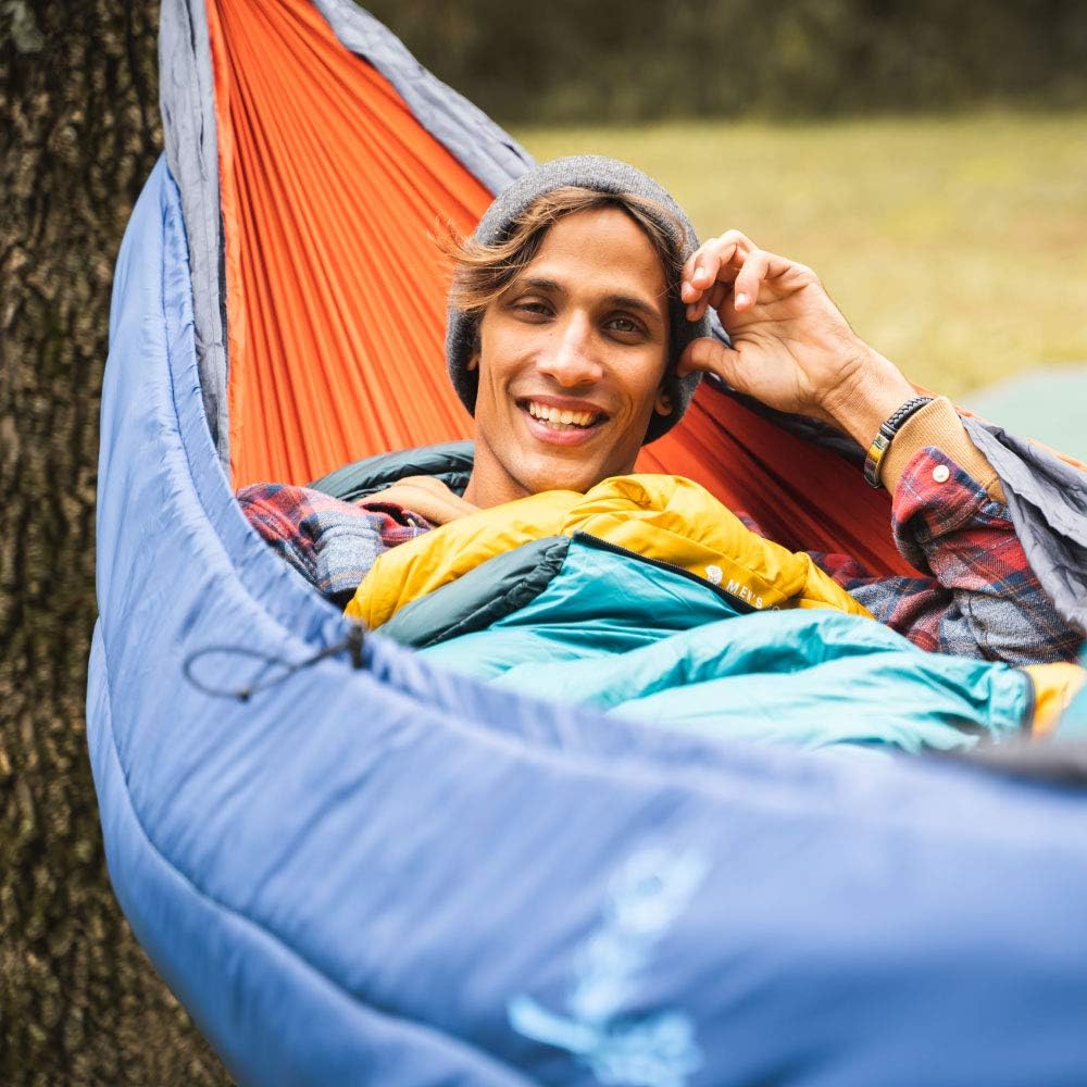 Wise Owl Outfitters Hammock Underquilt – Insulated Camping Quilt for Warm Sleeping – Fits Under Hammocks – Ultralight, Water-Resistant & Packable