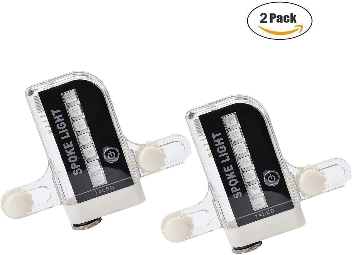 Bike Wheel Lights (2 Pack) - Waterproof LED Bicycle Spoke Lights - Bike Accessories - 30 Different Patterns Change