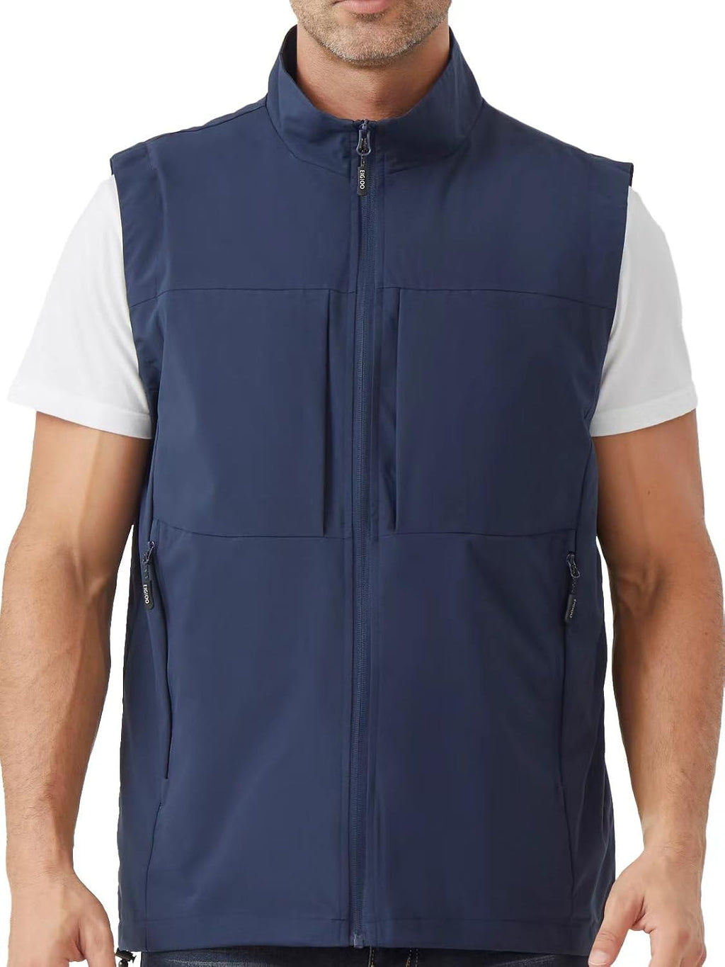 Men's Lightweight Outerwear Vest Softshell Sleeveless Jacket