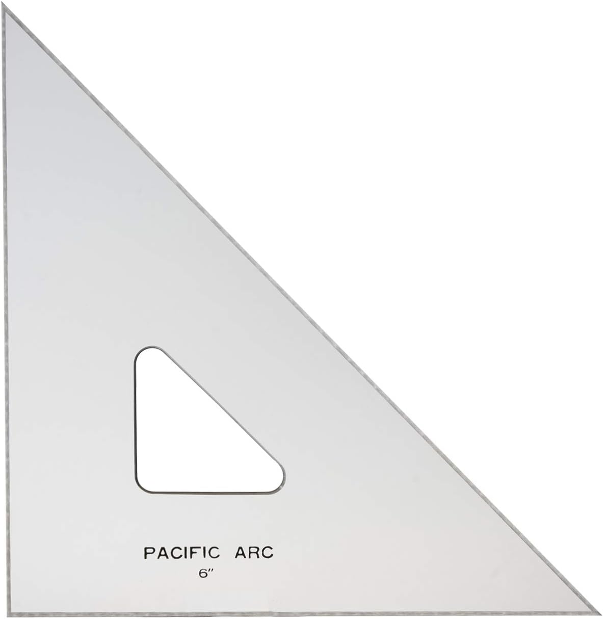 Pacific Arc Drafting Triangle, 16-inch, 30/60/90 Degrees, w/Inking Edge, Topaz