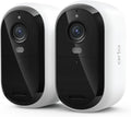Security Cameras Wireless Outdoor - Arlo Essential Battery 2K (3rd Gen, Latest Version), Color Night Vision, Two-Way Audio, Home Security, Person/Package/Vehicle/Animal Detection, White - 2-Pack