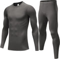 Thermal Underwear for Men Long Johns Set Fleece Lined Winter Cold Weather