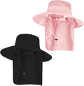 ZOORON Sun Hats for Men Women with Neck Flap Fishing UPF 50+ UV Protection