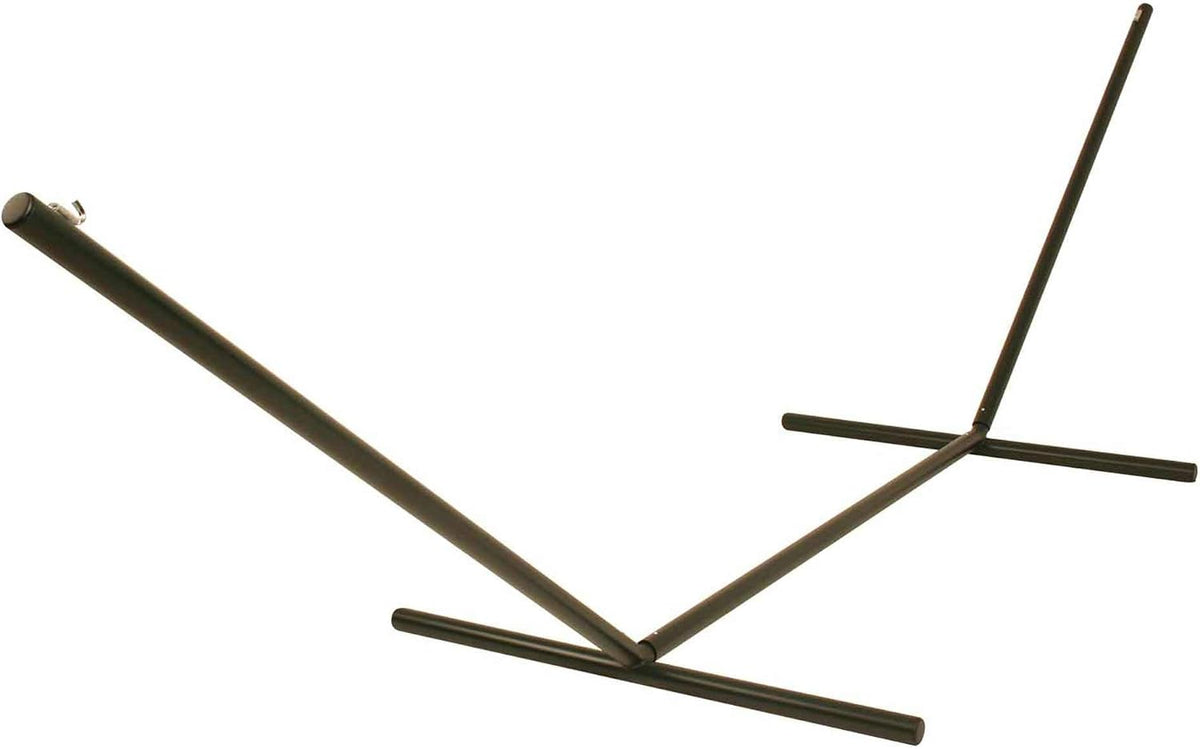 Hatteras Hammocks 15 ft. Tri-Beam Steel Hammock Stand with Right Connection Design and Cape Shield Powder Coating, 600 LB Weight Capacity, Handcrafted in The USA - Black