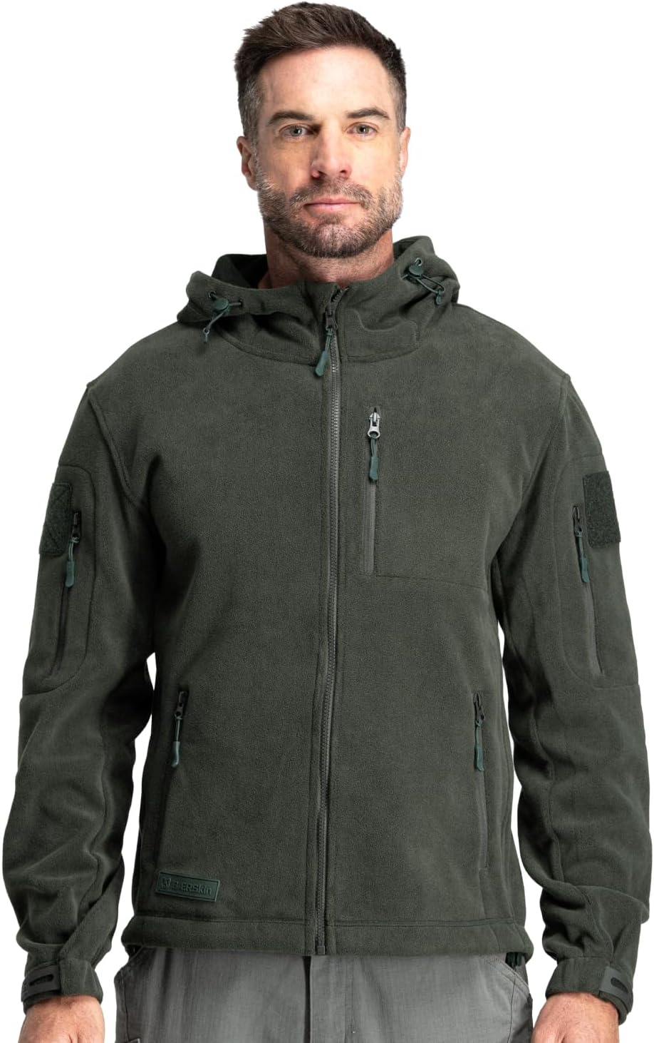 BAERSkin Tactical Hoodie Jacket for Men 4.0 - Military Style Fleece Sweater for Cold, Rain, Wind or Snow