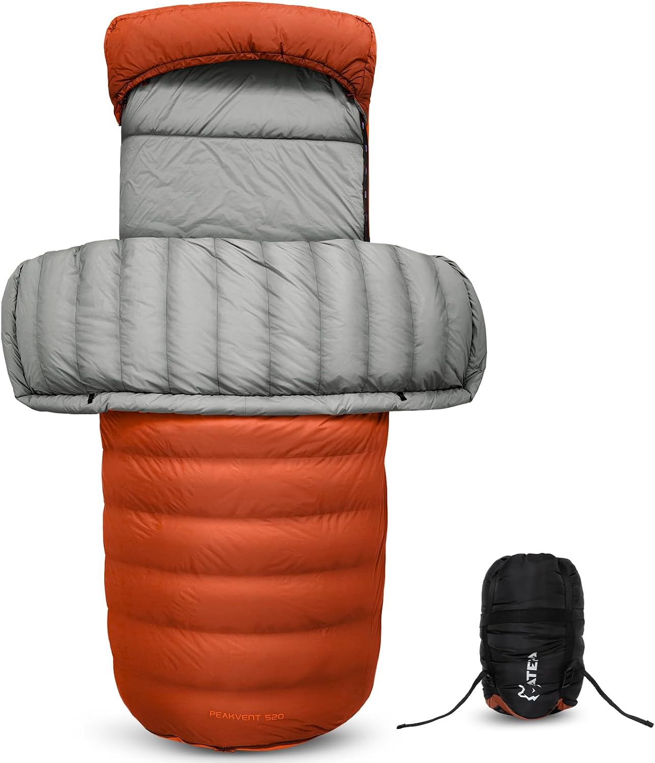 ATEPA Down Sleeping Bag, 650FP / 700FP Recycled, 3-Season