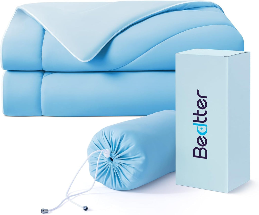 Bedtter Cooling Throw Blanket Lightweight with Carry Bag