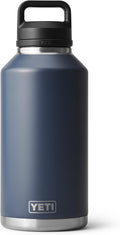 YETI Rambler 64 oz Bottle, Vacuum Insulated, Leakproof, Stainless Steel with Chug Cap, Navy