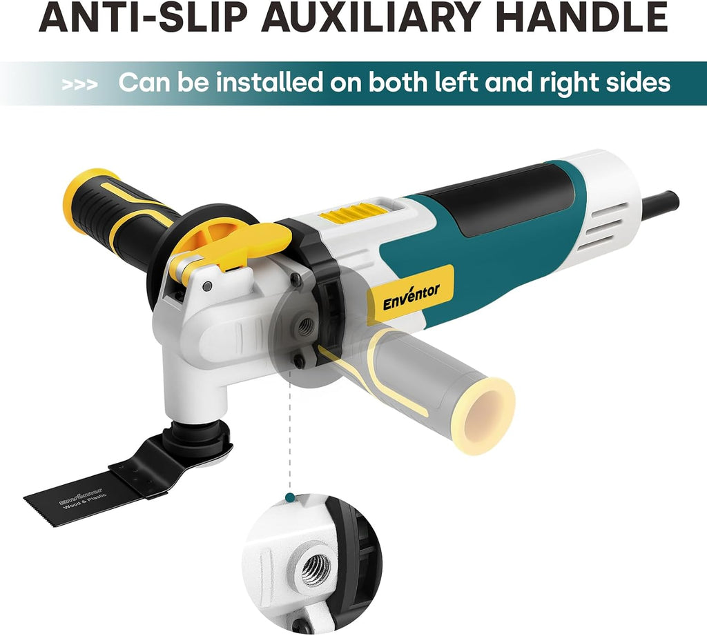 Enventor Oscillating Tool with Tool-Free Change, 260 W, 43 Accessories