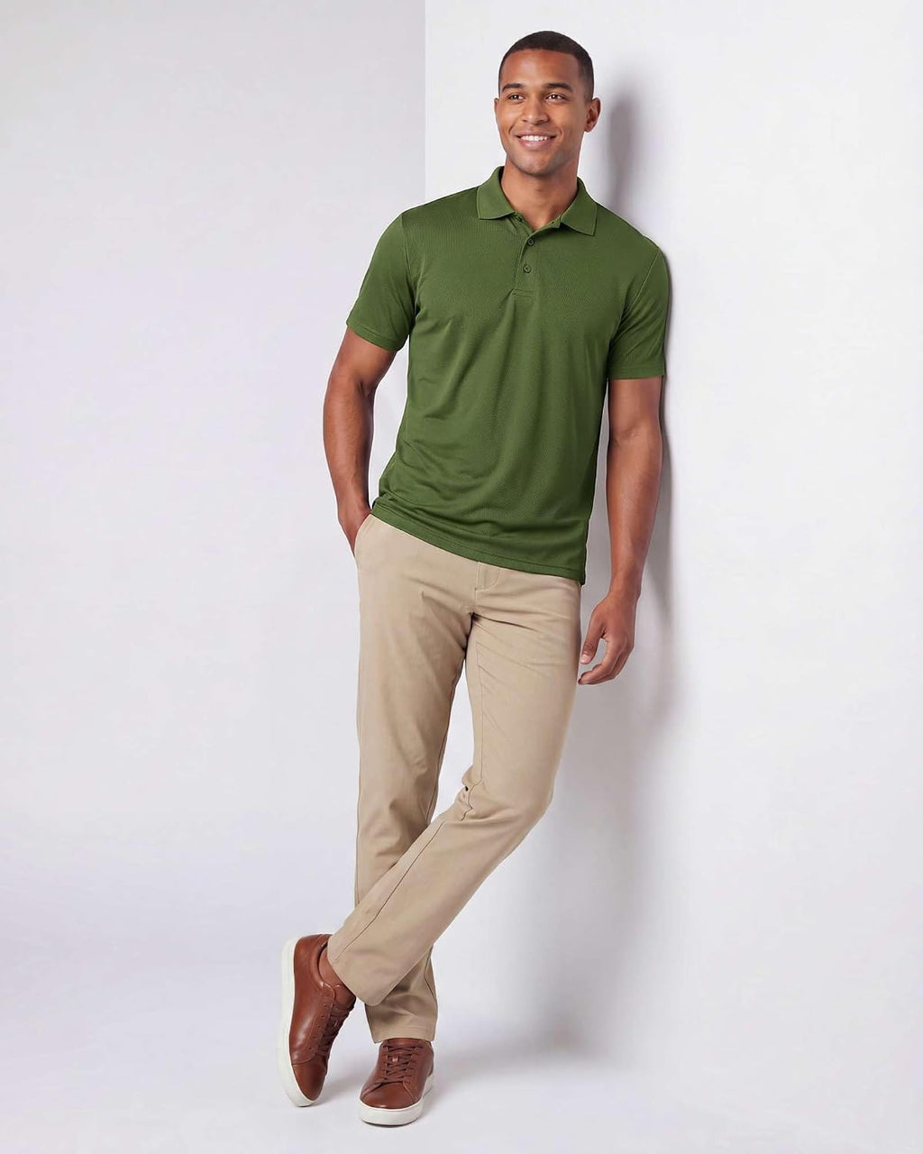 3 Pack Men's Short Sleeve Golf Polo Collared Athletic Tennis Shirt Casual
