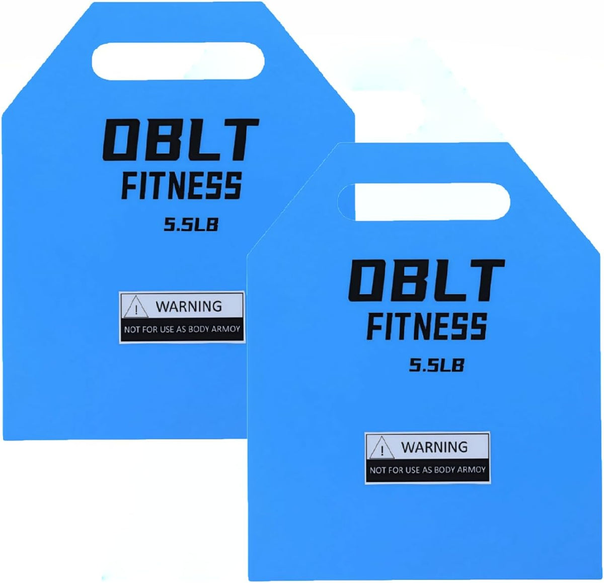 OBLT Weight Vest Plates - Vest Plates for Full-Body Strength Training, 5.5/9.3/14/19 LBS Weighted Vest Plates Suitable Crossfit,Outside and Fitness Man& Women Training