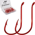 FishTrip 50/100/120/210Pcs Octopus Fishing Hooks for Saltwater & Freshwater