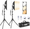 Torjim Softbox Photography Lighting Kit | 16" X 16" & 85W LED Studio Lights