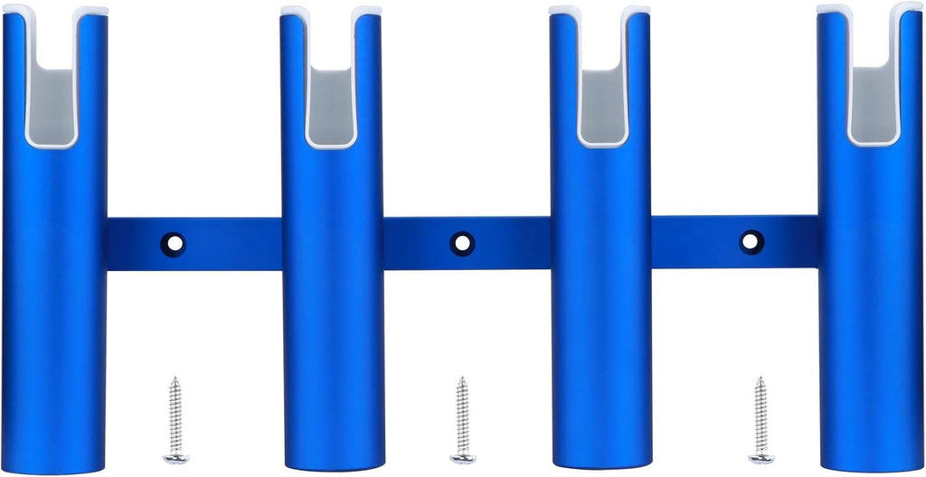 Aluminium Wall-Mounted Fishing Rod Holder for Boat, Garage & Marine - Holds Rods & Poles