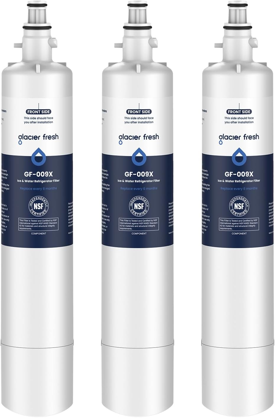 GLACIER FRESH RPWFE, RPWF Refrigerator Water Filter (Built-in CHIP) 3-Pack