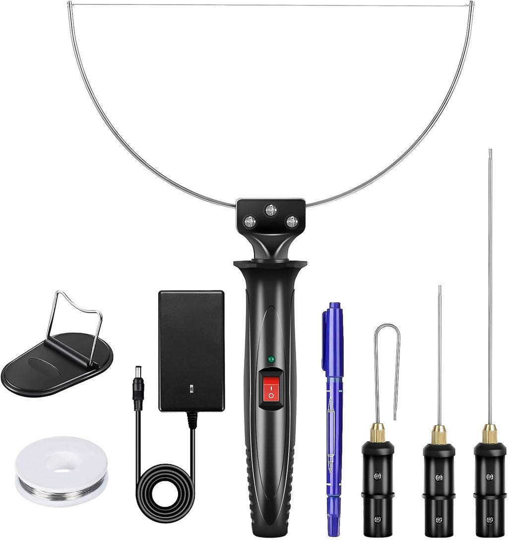 4 in 1 Hot Wire Foam Cutter, 18W Electric Hot Knife Styrofoam Cutting Kit