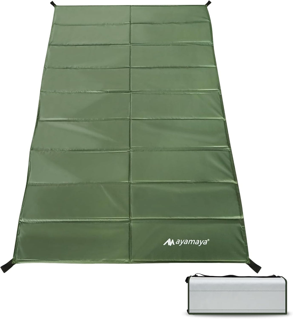 Foam Sleeping Pad for Camping - AYAMAYA Foldable Camping Mattress for 1/2/3/4/5/6 Person, Extra Thick Waterproof Tent Footprint Inner Camping Mat for Outdoor Backpacking Hiking Picnic Camping
