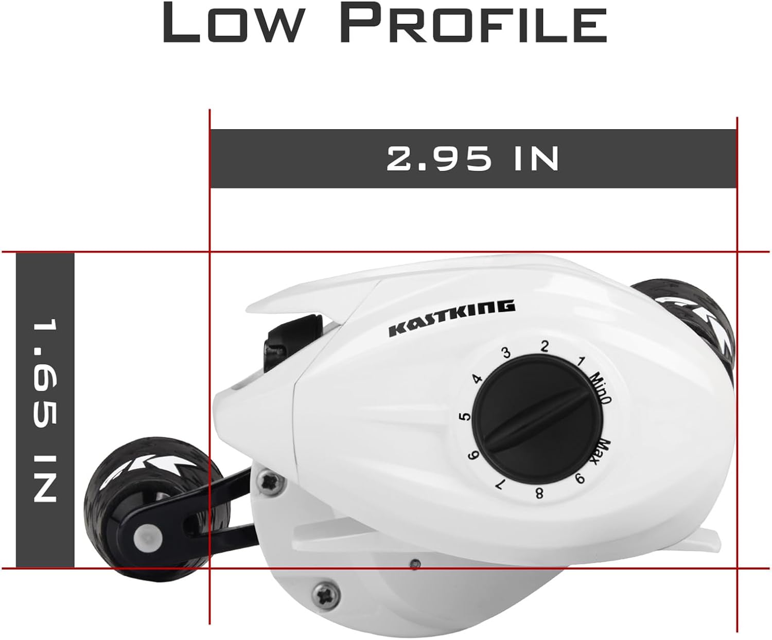 KastKing Crixus Baitcaster & Spinning Fishing Rod and Reel Combo