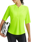 baleaf Women's Cycling Jersey Bike Shirts Half Sleeve Running