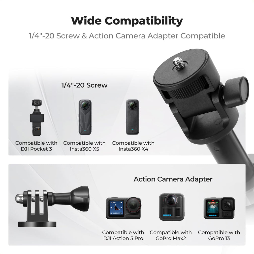K&F CONCEPT 69'' Selfie Stick Tripod for Pocket 3