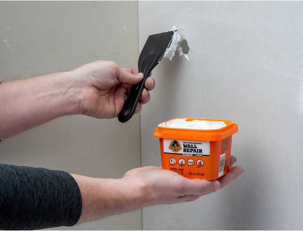 GORILLA Heavy Duty Fast Drying Wall Repair Spackling & Primer, 16 fl oz