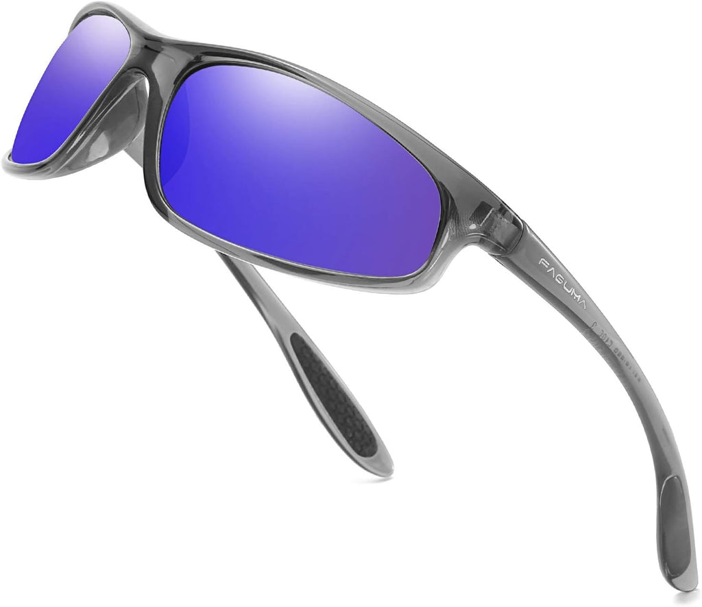 FAGUMA Polarized Sports Sunglasses For Men UV400 Protection