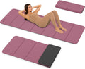 AIRHOP Foldable Yoga Pilates Mat 10mm Thick Non Slip TPE Workout Pad 75x26"