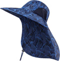 Outdoor Sun Hat for Men with 50+ UPF Protection Safari Cap Wide Brim Fishing Hat with Neck Flap, for Dad…