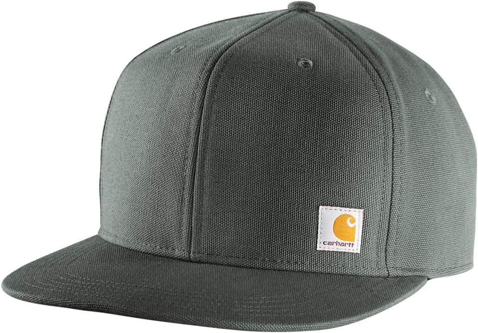 Carhartt Men's Firm Duck Flat Brim Cap