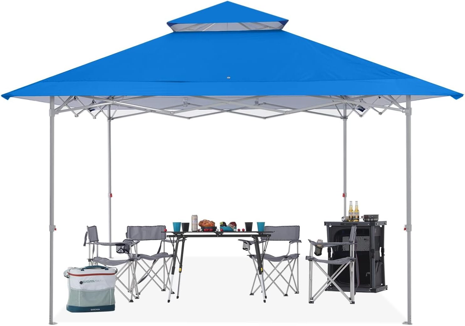ABCCANOPY 13x13 Instant Pop Up Canopy Tent, Double Vented Top, Beige