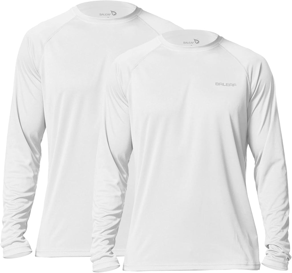baleaf Men's UPF 50+ Sun Protection Shirts Long Sleeve Rash Guard