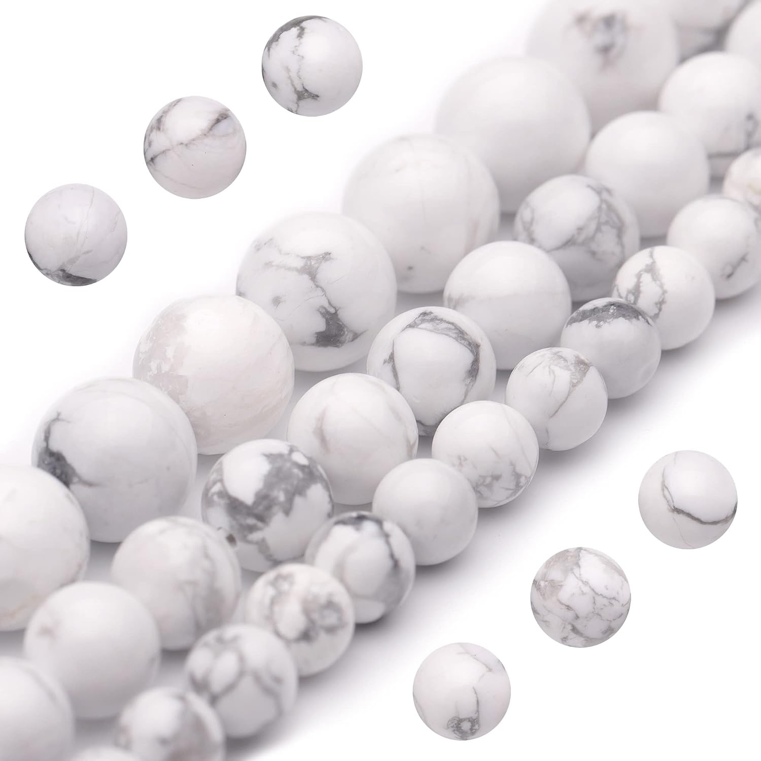 Youngbling Natural Gemstone Beads for Jewelry Making,10mm Rainbow Stone Jade Polished Round Smooth Stone,Genuine Real Stone Beads for Bracelet Necklace 15 Inch