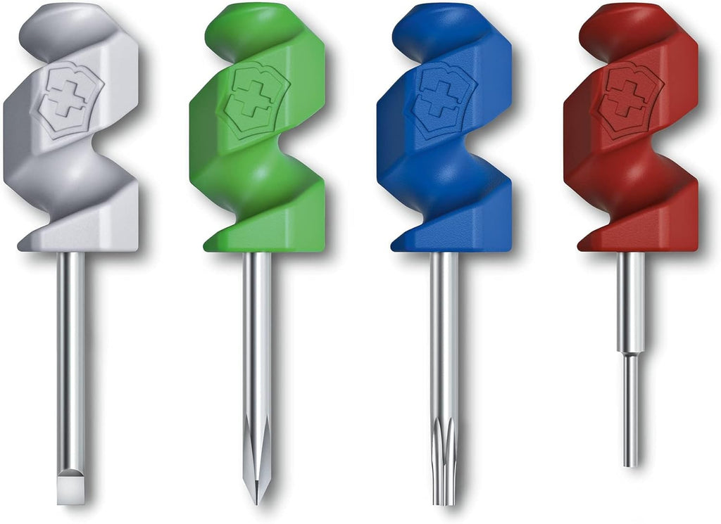 Victorinox 4-Piece Mini-Tools Set for Swiss Army Knives - Multicolored
