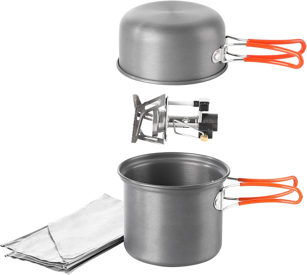 Fire-Maple Camping Pot Bowl Foldable Backpacking Solo Cooking Set