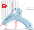 Cordless Hot Glue Gun Kit with 30 Sticks, Fast Heating 2.6Ah Rechargeable