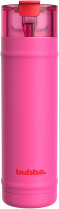 bubba 24 oz Dualsip Insulated Stainless Steel Water Bottle with Straw - Reusable, Leakproof, Lightweight, Dishwasher Safe, Lead-Free and BPA-Free, Flora Aura