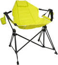 Hammock Camping Chair Folding 350lbs Foldable Portable Rocking Chairs for Adults Outside Swinging Camp with Stand Lawn Garden Hanging Outdoor