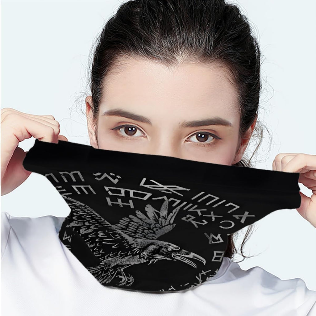 Cool Skull Face Bandanas Sports Casual Headwear Viking Neck Gaiter