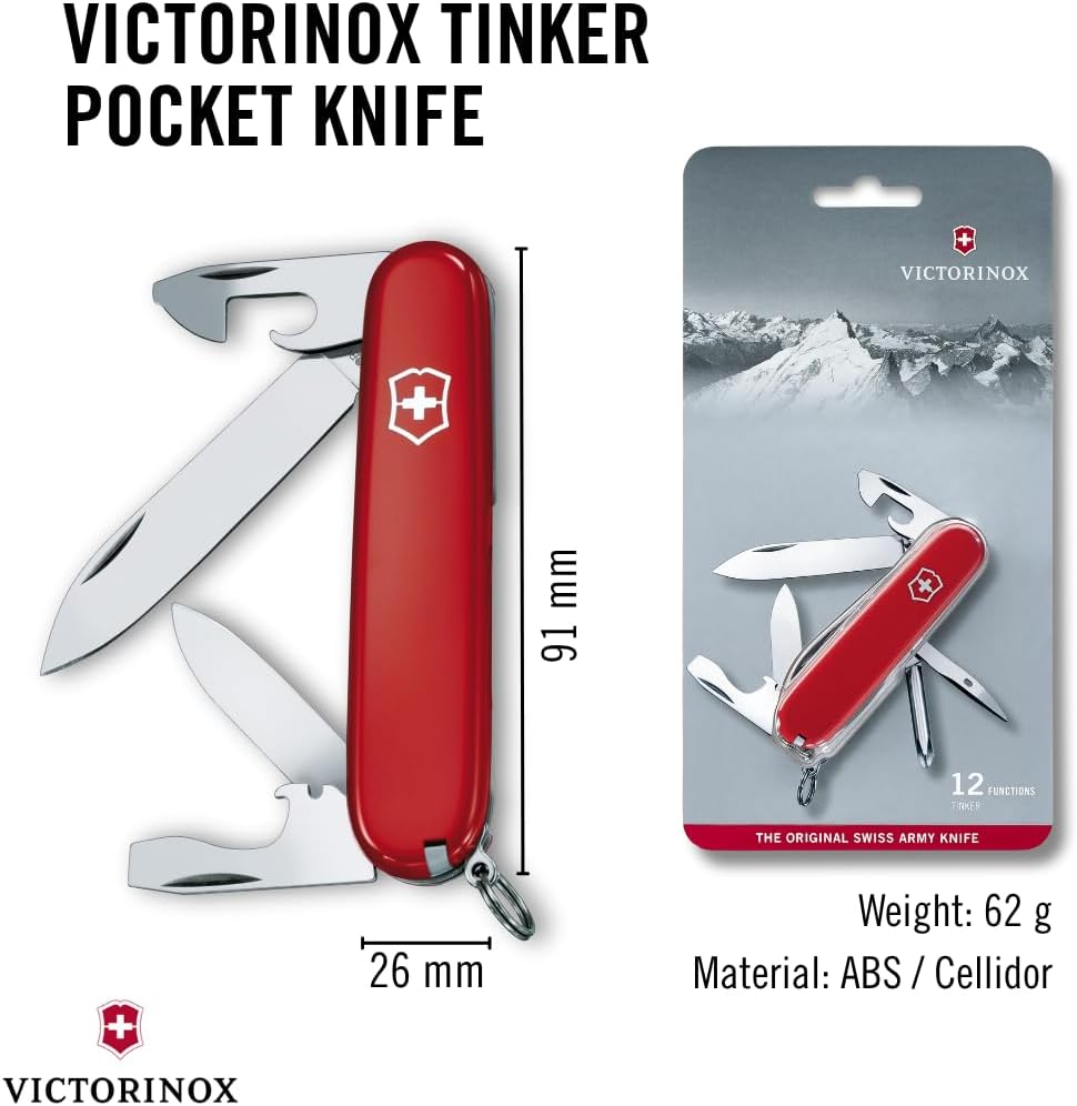 Victorinox Tinker Swiss Army Knife Multipurpose Pocketknife
