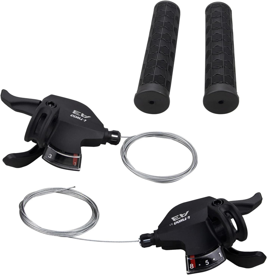 WEEROCK Bike Shifter Lever 24 Speeds 3x8 Thumb Gear Shift Lever for Mountain Bicycle