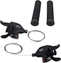 WEEROCK Bike Shifter Lever 24 Speeds 3x8 Thumb Gear Shift Lever for Mountain Bicycle