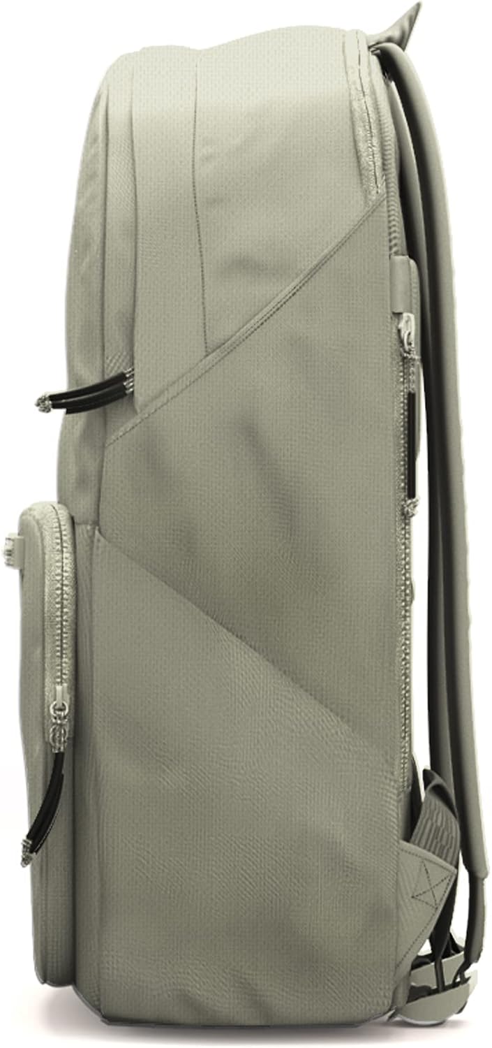 The Brevite Backpack- Casual daypack backpacks for every function. Compact but spacious 18L aesthetic traveling backpack with laptop compartment. (Green)