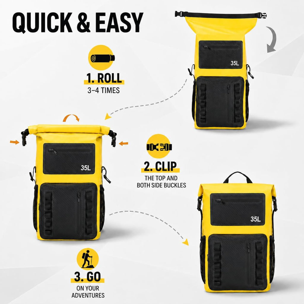 Waterproof Roll Top Dry Bag,Floating Heavy Duty Hiking Backpack,wet bags
