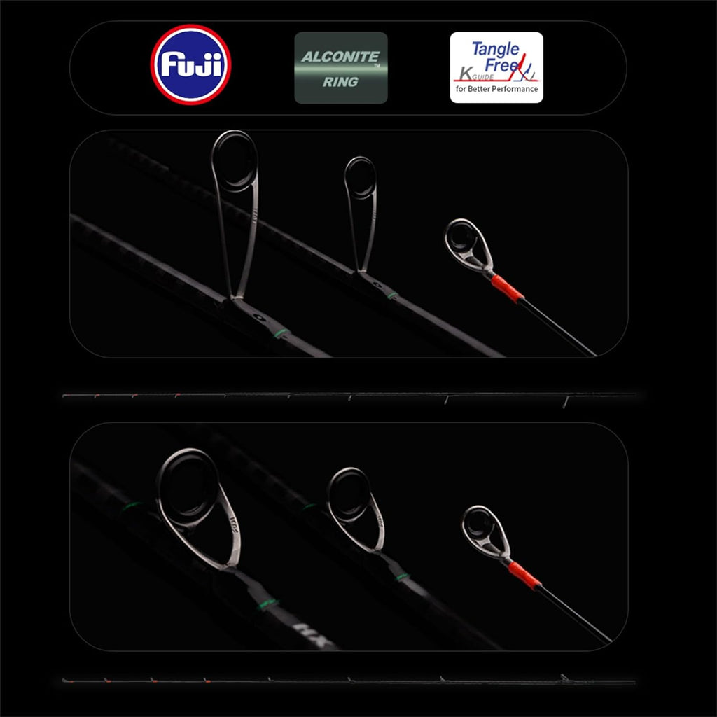 PURELURE Zero Ultralight Fishing Rod Solid Tip Spinning Casting Rod 2pc/5pc