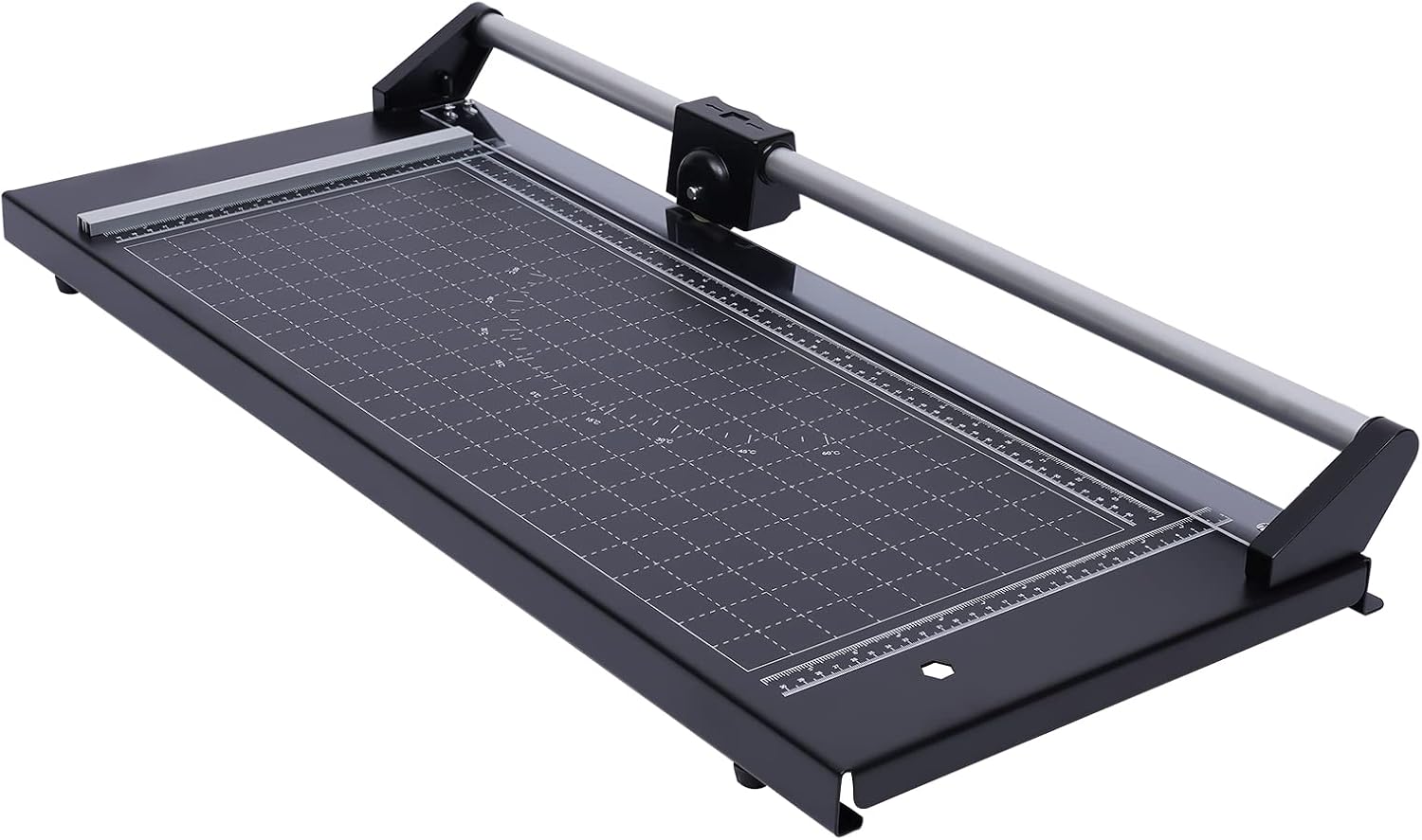 Manual Precision Sliding Rotary Paper Trimmer 24 Inch Photo Paper Film PVC Rolling Cutter Trimmer Paper Craft Tool with Sharp Blade