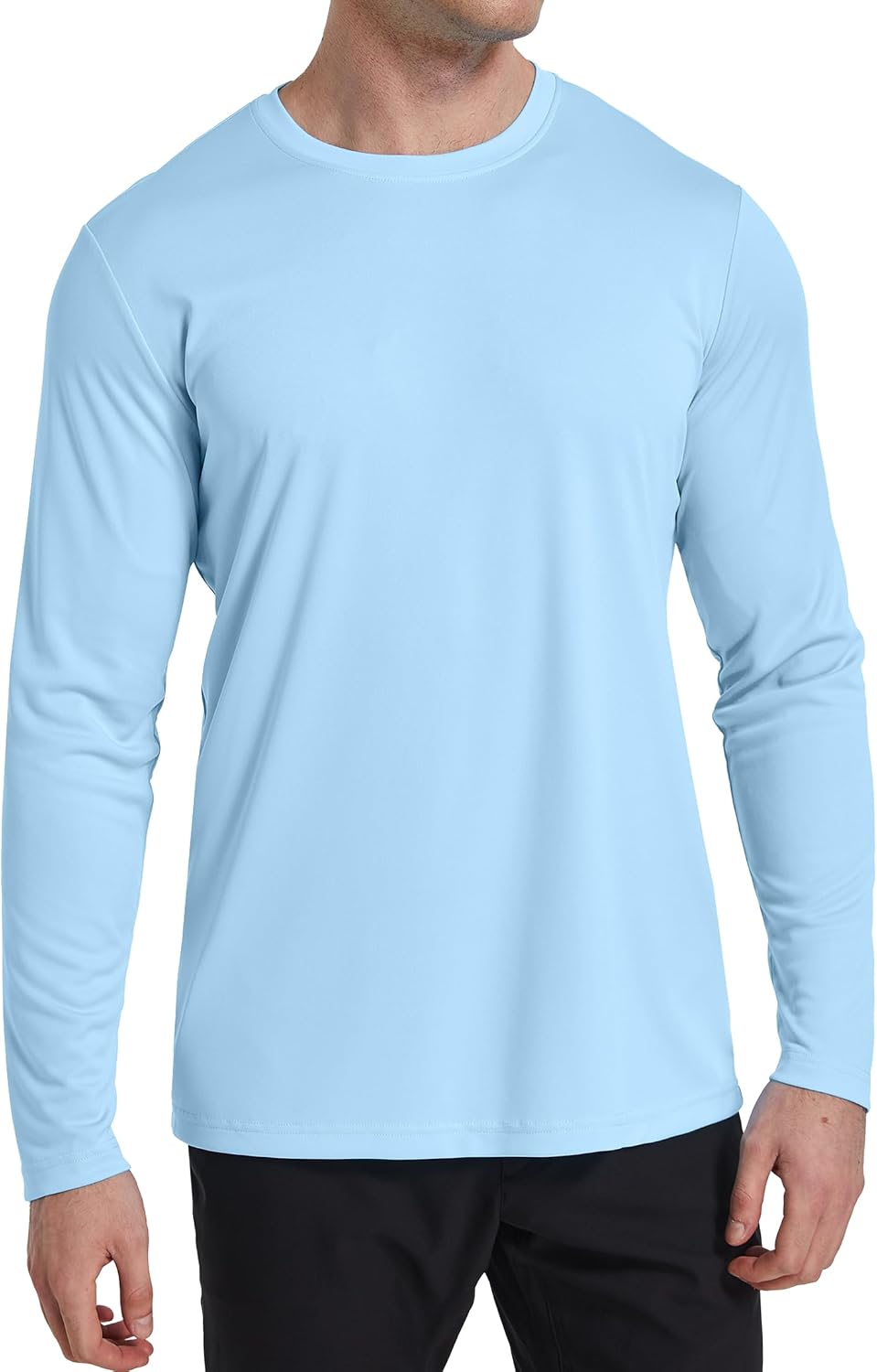 OYGSieg 6/7 Pack Men's Quick Dry Long Sleeve UPF50+ Sun Shirts