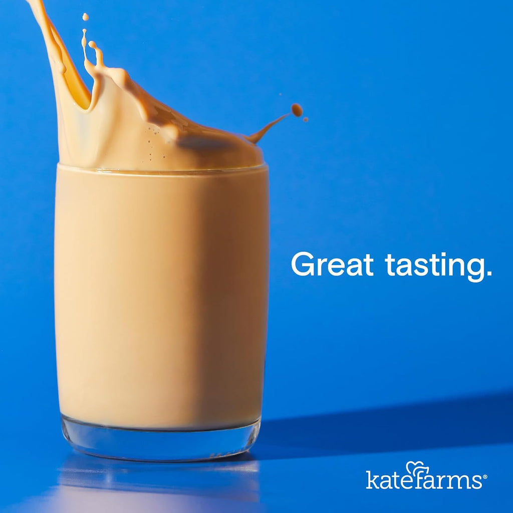 KATE FARMS Organic 1.4 High Calorie Shake, Vanilla, 20g Protein, 6 Pack