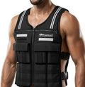 Adjustable Weighted Vest With 2-40LB Detachable Soft Silicone Counterweight