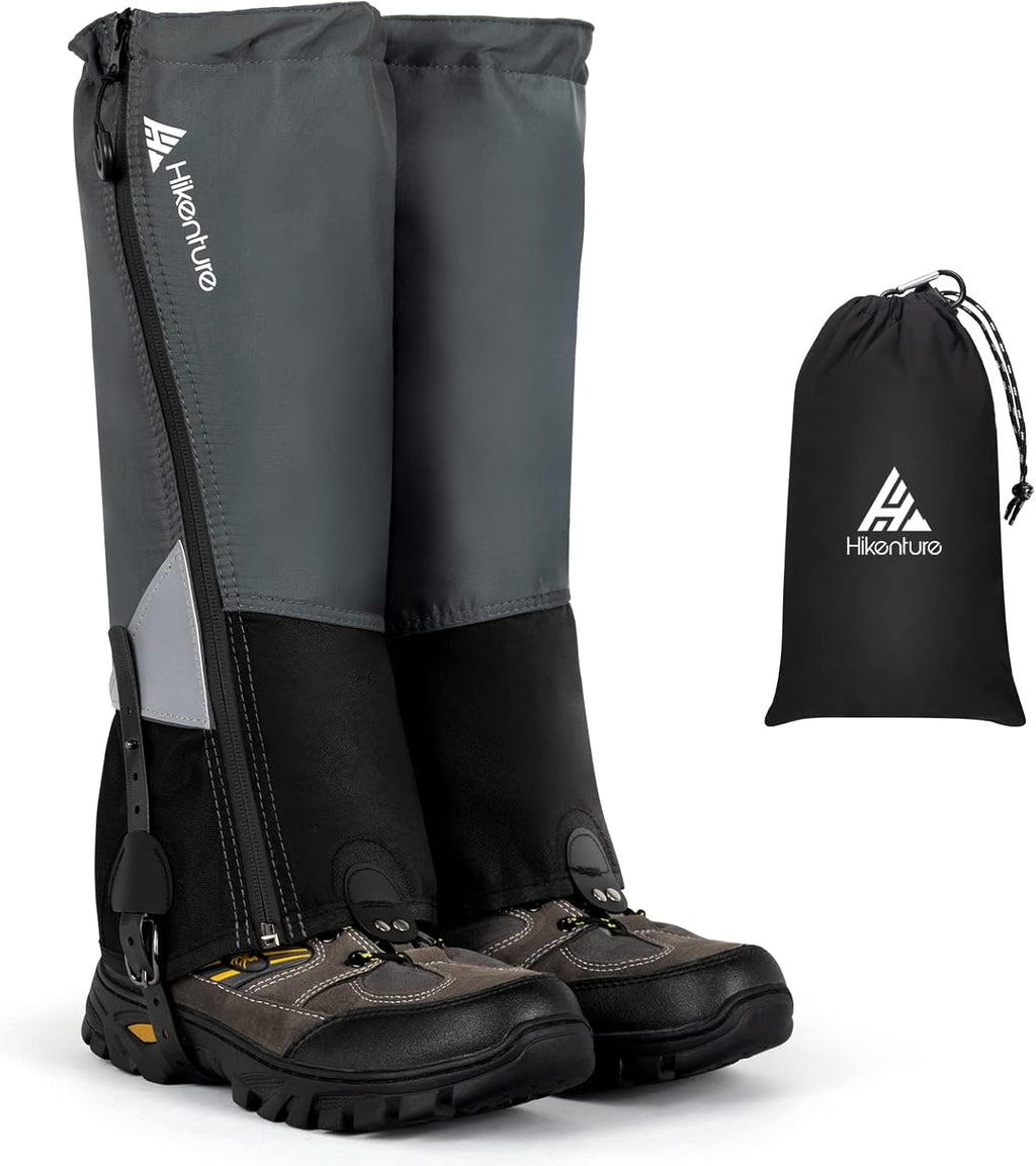 Hikenture Hiking Gaiters with Upgraded Zipper, Gators for Hiking Boots